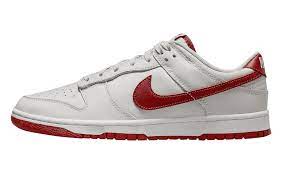 Nike Dunk Low Vast Grey Varsity Red